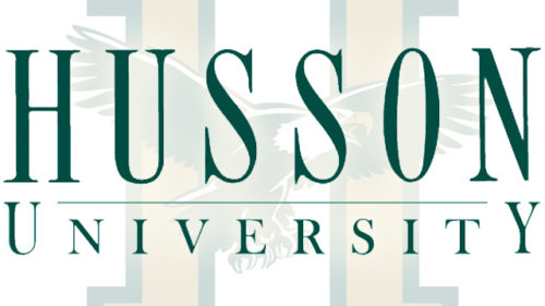 Logo of Husson University for our ranking of online mba in hospitality management programs